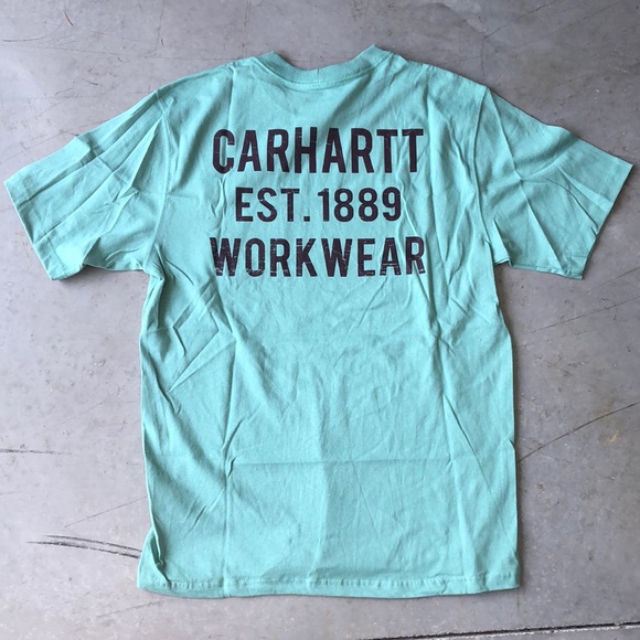 🆕Carhartt Men's Workwear Front Pocket Short Sleeve T-shirt ~ Size Medium - Picture 3 of 4